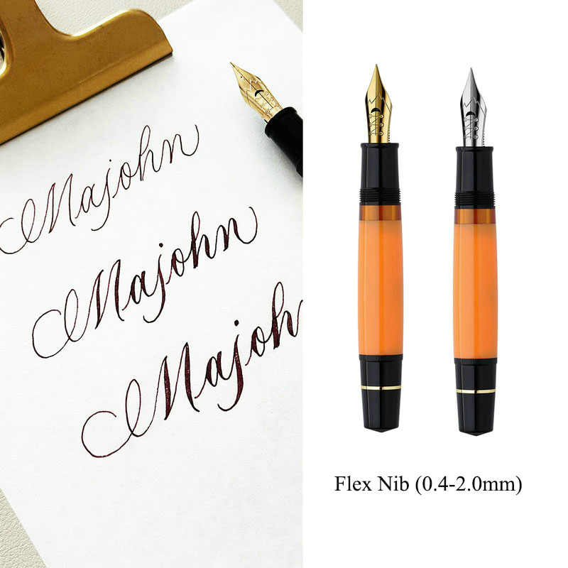 Premium Majohn Ultra Elastic B - огляд і ціна Fountain Pen Calligraphy Flex Nib