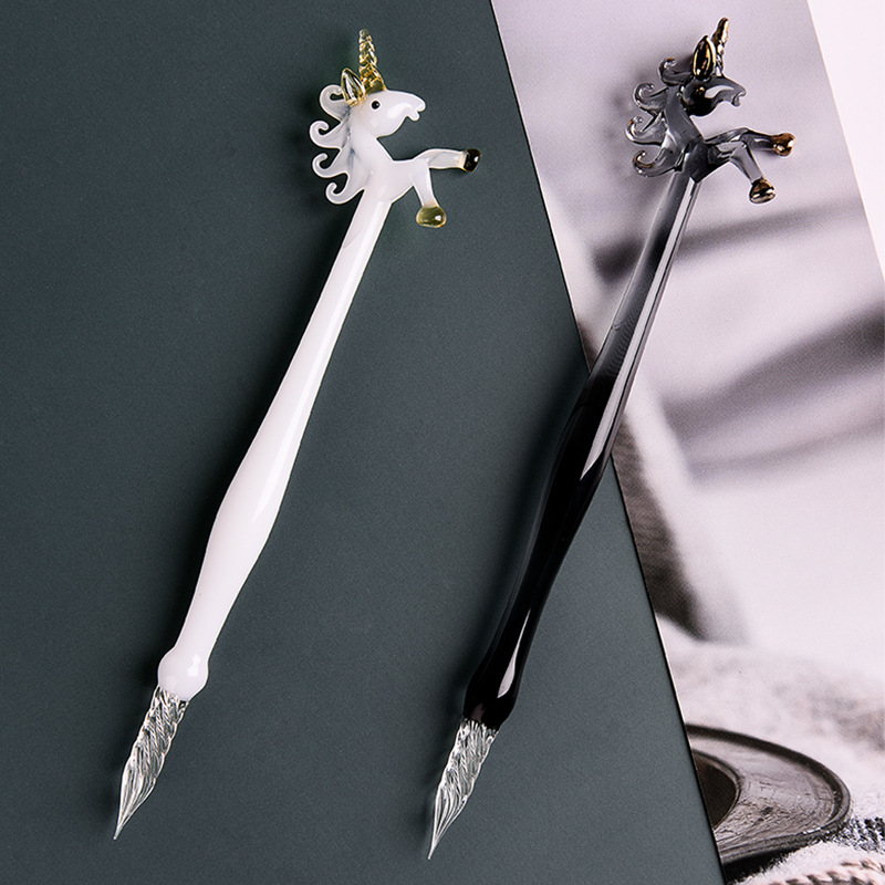 Creative Unicorn Handmade Glas - огляд і ціна Glass Dip Pen Calligraphy Ink Set