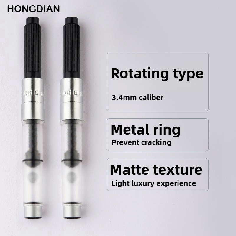 10/5/1PCS HONGDIAN Rotary 3.4m - огляд і ціна Fountain Pen Converter Ink Suction