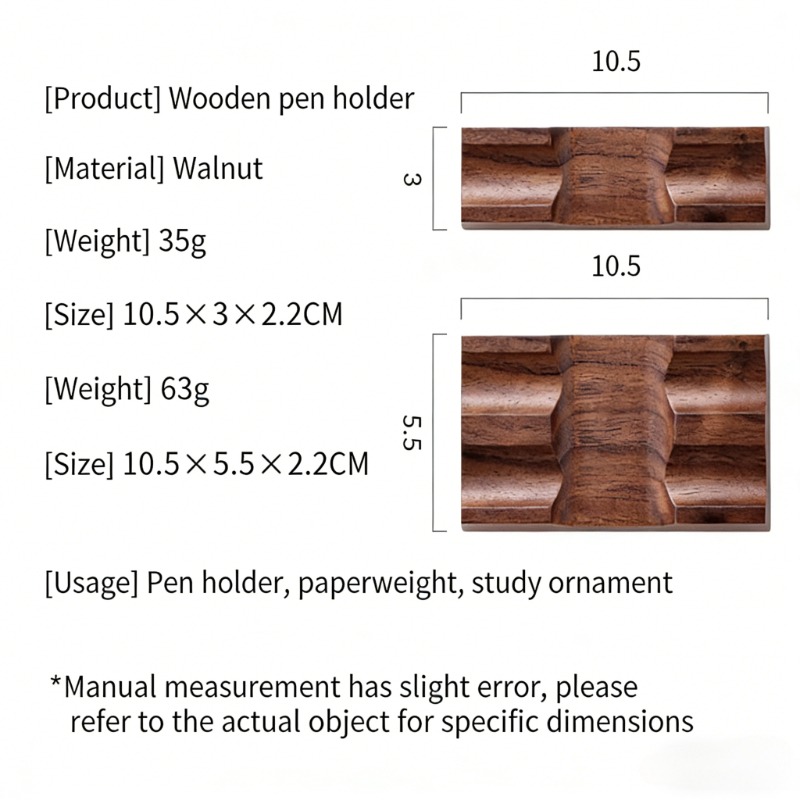 Walnut Wood Pen Holder Stand f - огляд і ціна Wooden Fountain Pen Desk Stand Holder