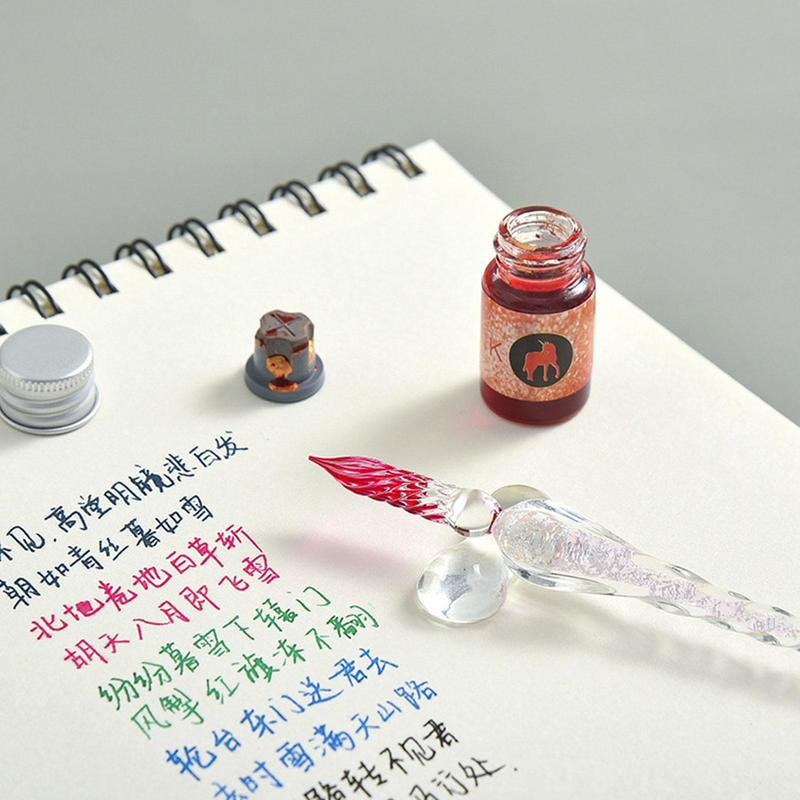 Glass Dip Pen Set Crystal Star - огляд і ціна Glass Dip Pen Calligraphy Ink Set