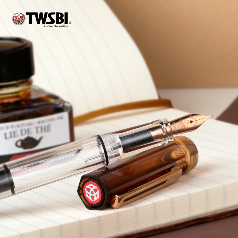 TWSBI ECO Coffee Brown Fountai - огляд і ціна Fountain Pen Piston Filler Large Ink