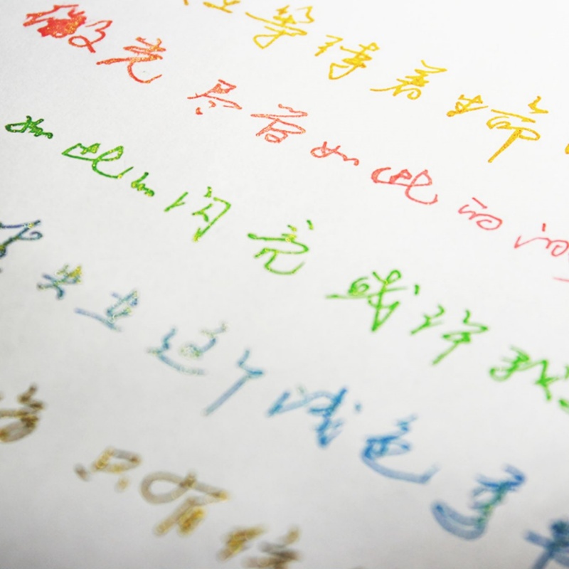 12-Color Shimmering Gold Powde - огляд і ціна Glass Dip Pen Calligraphy Ink Set