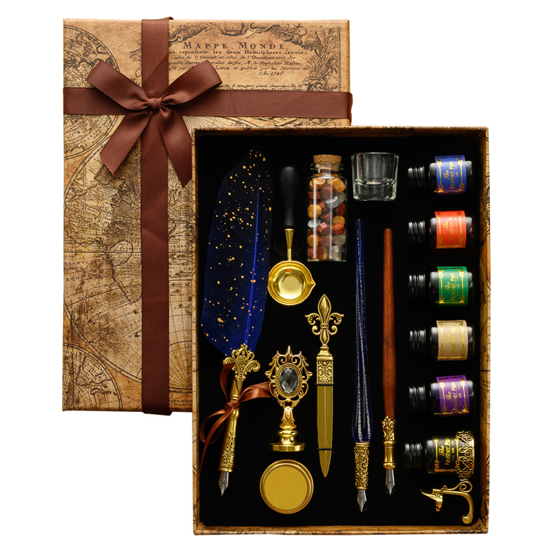 Classic Glass Dip Pens 18 Nibs - огляд і ціна Glass Dip Pen Calligraphy Ink Set