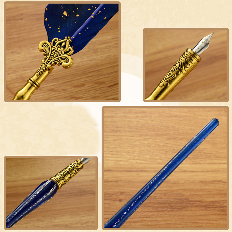 Classic Glass Dip Pens 18 Nibs - огляд і ціна Glass Dip Pen Calligraphy Ink Set