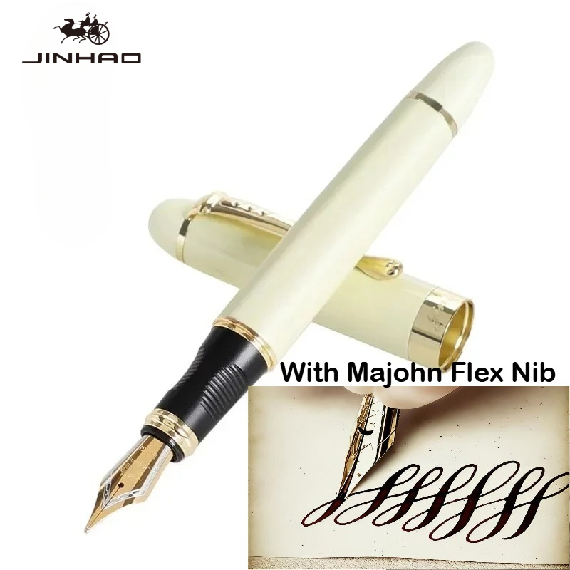 JINHAO X450 Metal Fountain Pen - огляд і ціна Fountain Pen Calligraphy Flex Nib