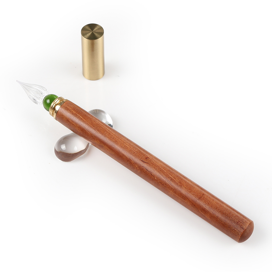 Vintage Dipping Pen Set Glass  - огляд і ціна Glass Dip Pen Calligraphy Ink Set